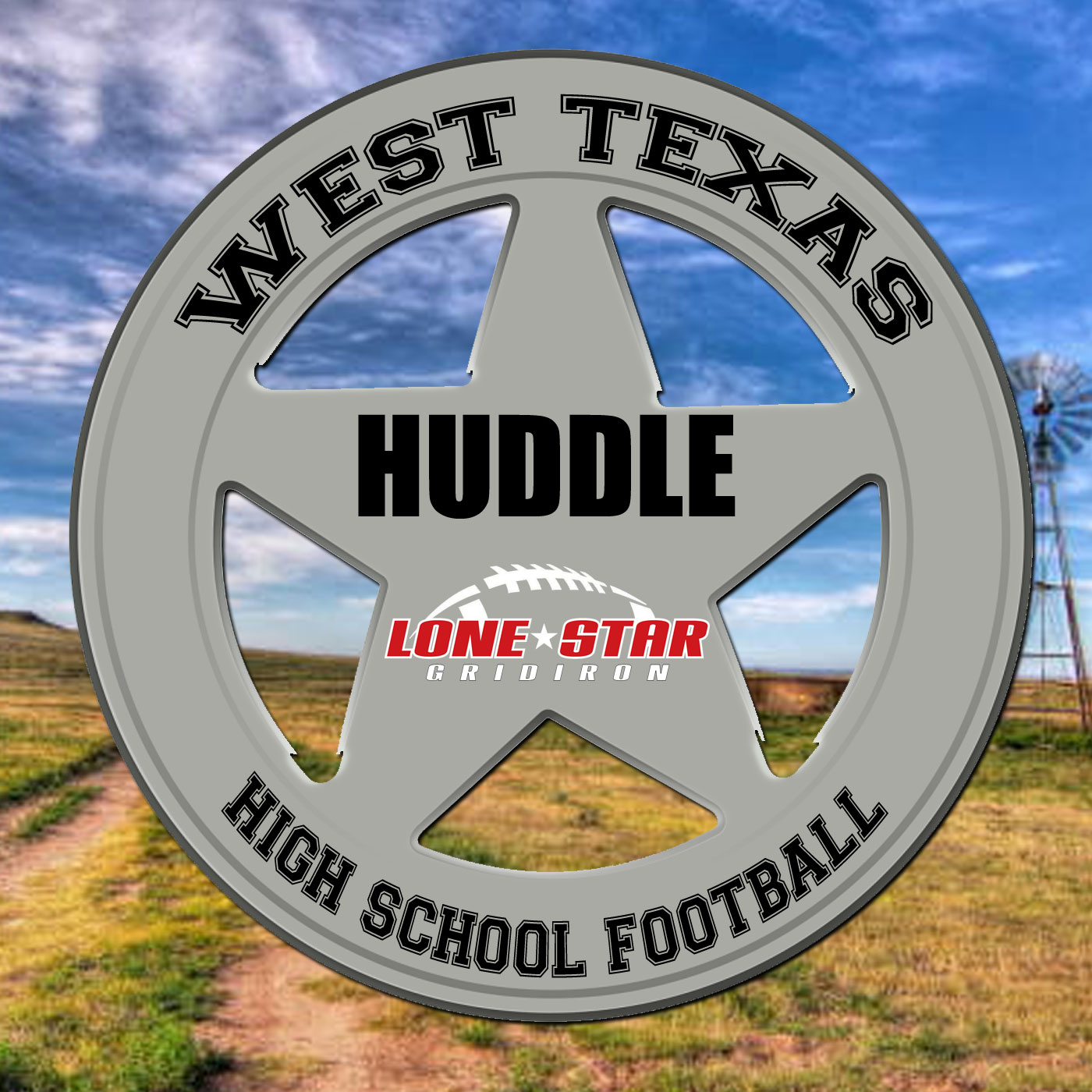 West Texas High School Football Huddle